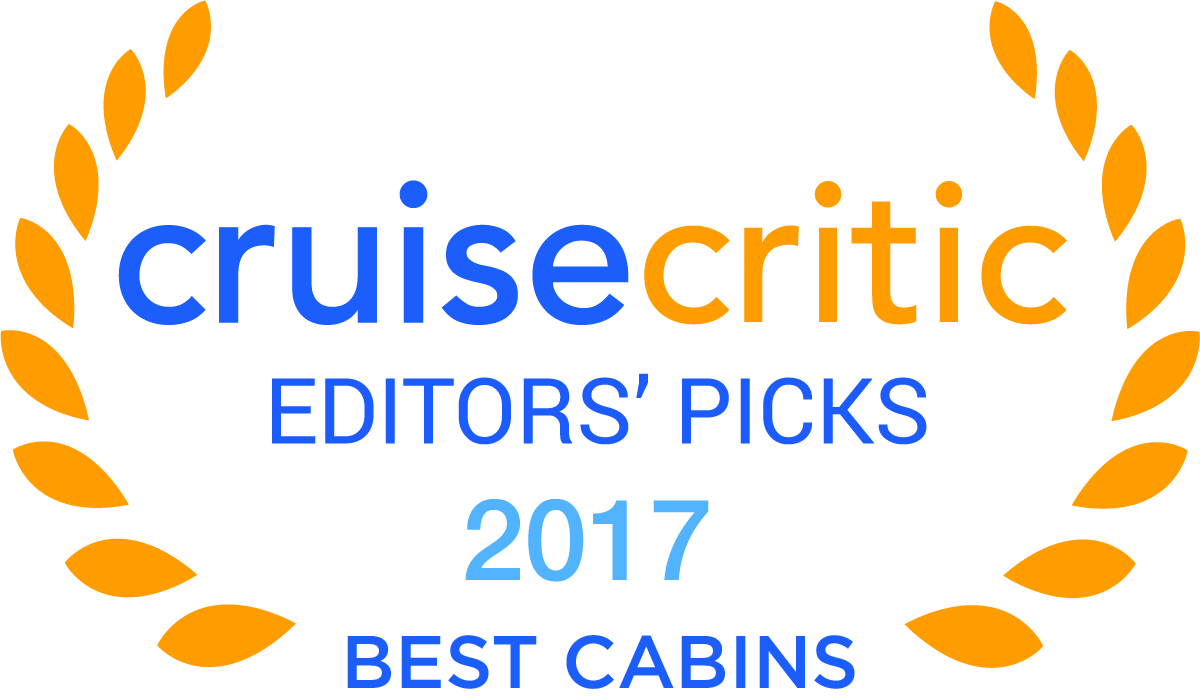 Cruise Critic Best Cabins Award